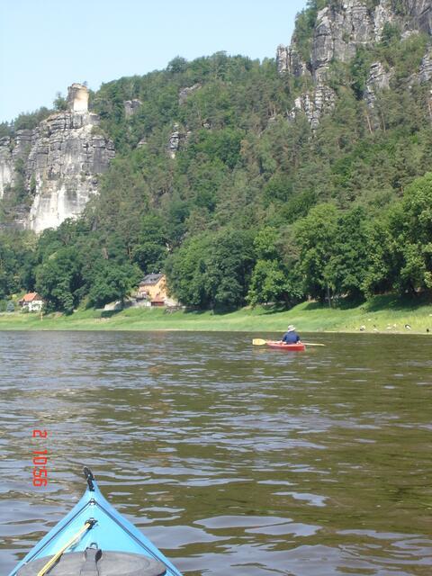 4)Elbe, Elbsandsteingebirge: Eine grandiose Uferkulisse!