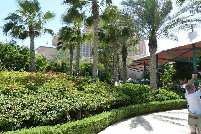 Nebeneingang vom Hotel Atlantis