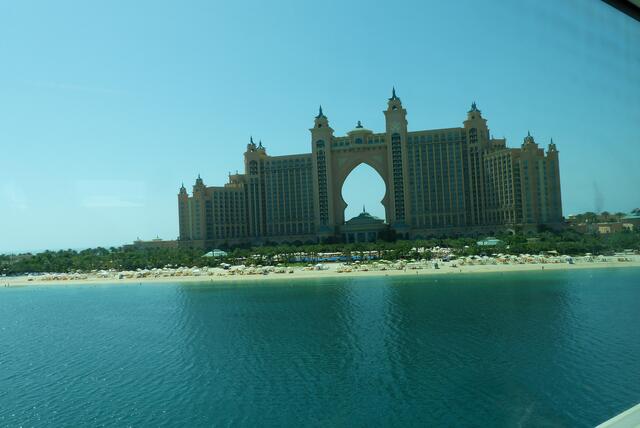 Blick zurück ..... Hotel Atlantis