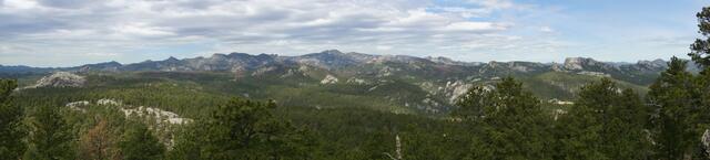 Panorama vom Mount Rushmore