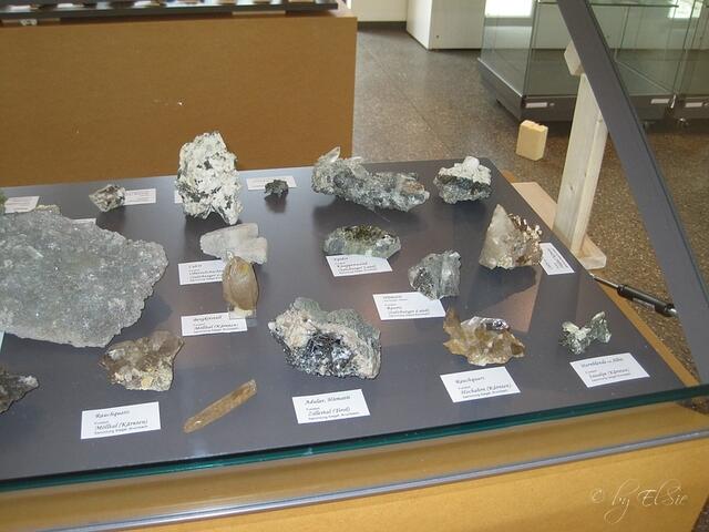 Vitrine "Alpine Mineralien"