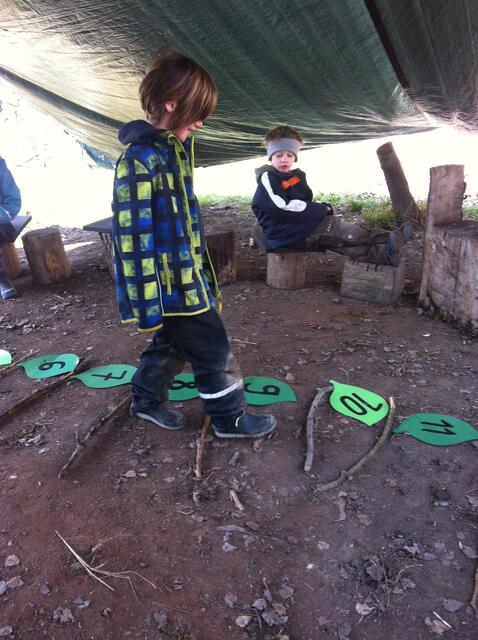 Auf dem Zahlenweg unterwegs