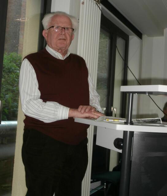 Linden-Chronist Horst Bohne, inzwischen 84 Jahre alt und kein bisschen müde.