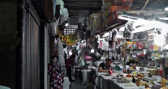 Orientalischer Markt von Kota Kinabalu