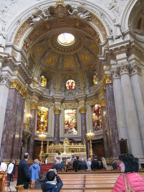 Berliner Dom nach der Konfimation.