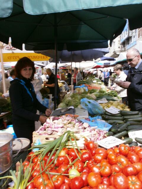auf dem Grünen Markt.