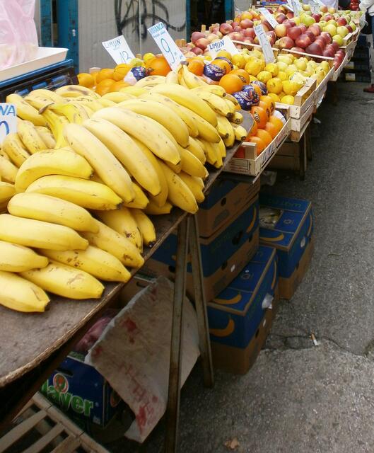 auf dem Grünen Markt.
