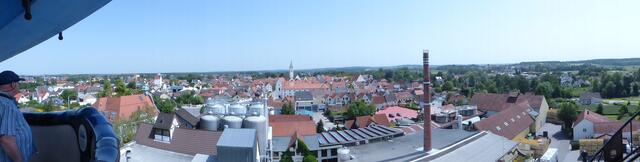 Panoramabild von der Aussichtsplattform aus