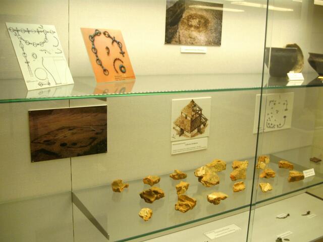 Fundvitrine / Museum Königsbrunn