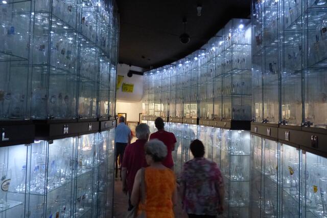 große Weißbiergläsersammlung
