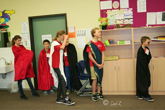 Beim Theaterworkshop in der Unterwelt