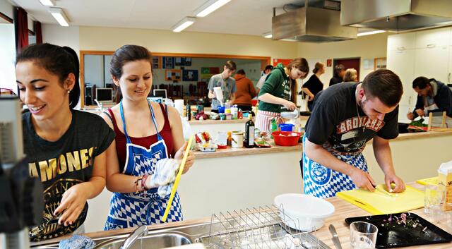 Küche der Mittelschule