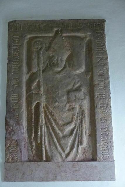 Abt Maurus - Kapelle Grabplatte
