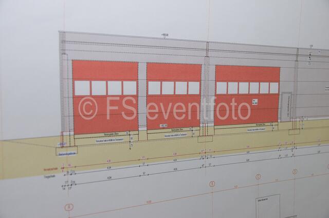 Grundsteinlegung in der neuen BRK-Einsatzzentrale Friedberg - Impressionen von der Baustelle