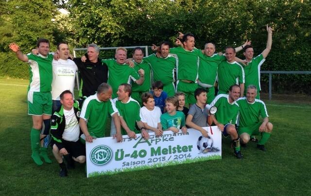 Die Meister vom TSV Arpke: Herzlichen Glückwunsch aus Ilten