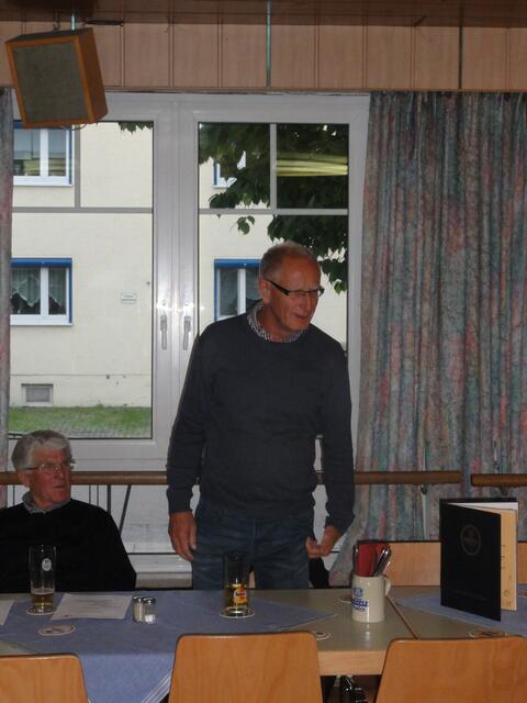 Auch auf persönlichen Beweggründe für die Übernahme des Amtes des Präsidenten des TSV Gersthofen ging Hinrich Habenicht ein.