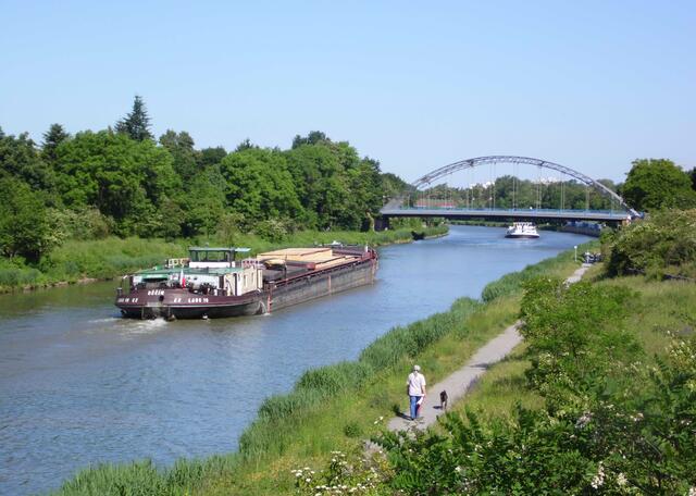 Die Länge der Wasserstraßen in Deutschland beträgt 7.300 Kilometer. 20 Prozent davon sind künstlich angelegt.
