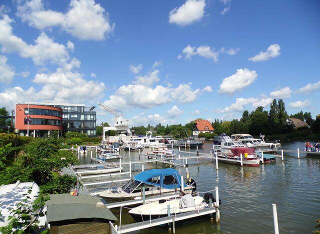 Einstmals befand sich hier eine Werft.