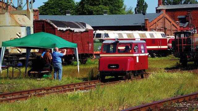 Eisenbahnfest im Traditionsbahnbetriebswerk Staßfurt e.V - 31.5.2014 !