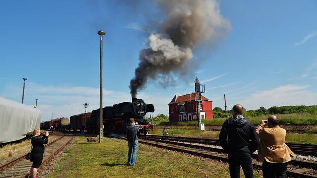 Eisenbahnfest im Traditionsbahnbetriebswerk Staßfurt e.V - 31.5.2014 !