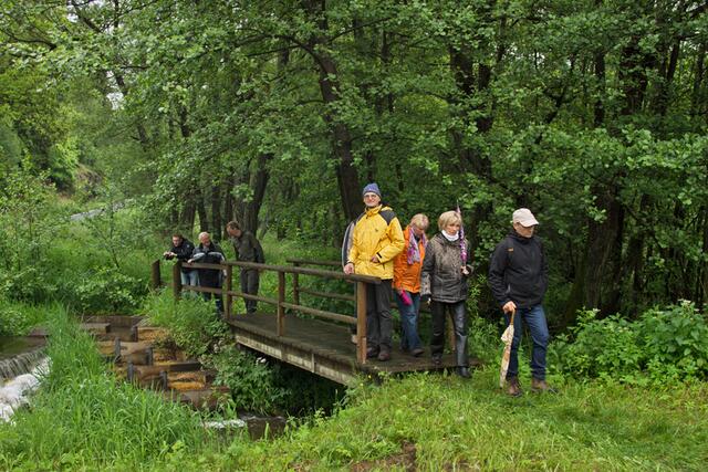 Unsere kleine Wandergruppe