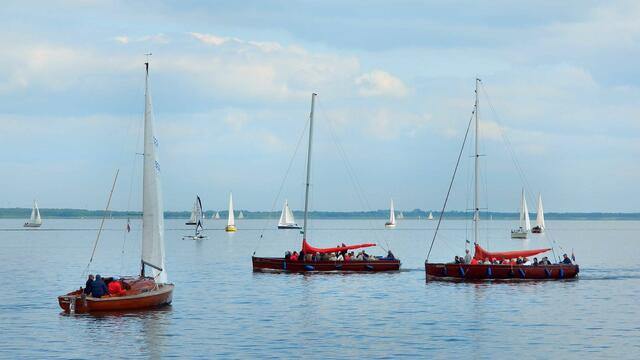 Regatta mit Auswanderern