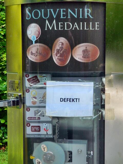 Mit dem Souvenier wird das nichts - Keine Medaille vom König