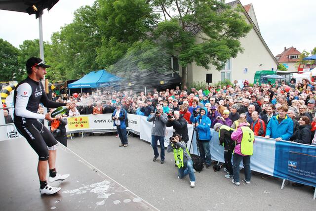Ehrung Jens Voigt als aktivster Fahrer | Foto: Bayern Rundfahrt