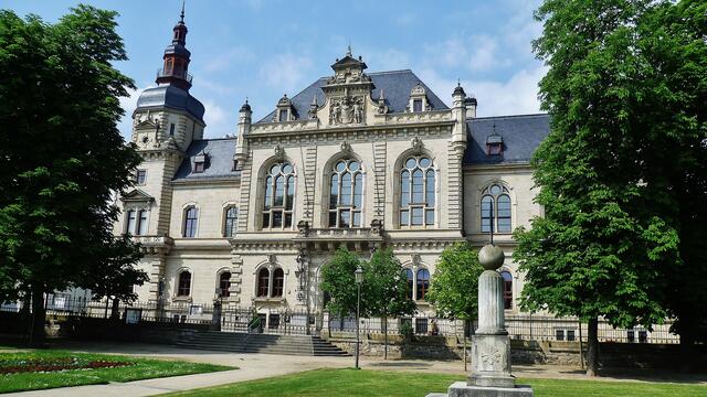 Schlossgarten mit Schlossgartensalon Merseburg - am 2.6.2014 !