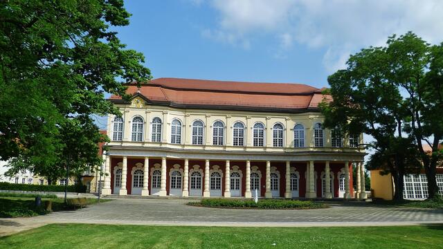 Schlossgarten mit Schlossgartensalon Merseburg - am 2.6.2014 !