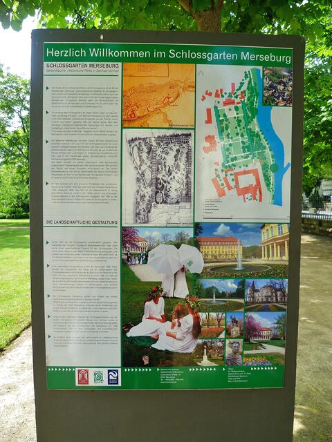 Schlossgarten mit Schlossgartensalon Merseburg - am 2.6.2014 !