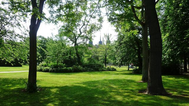 Schlossgarten mit Schlossgartensalon Merseburg - am 2.6.2014 !