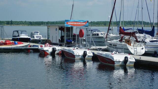 Der Hafen Marina Mücheln am Geiseltalsees - am 2.6.2014 !