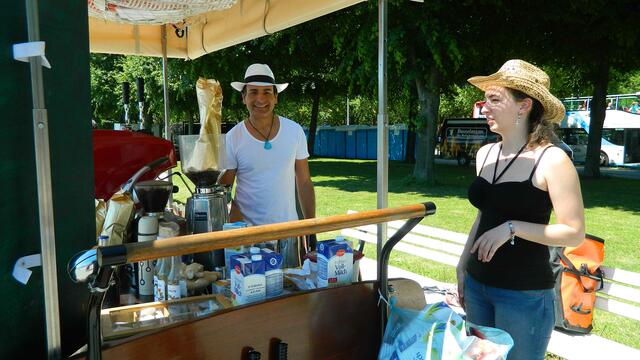 Amin macht den besten Kaffee. Das ist schon fast  doping.
