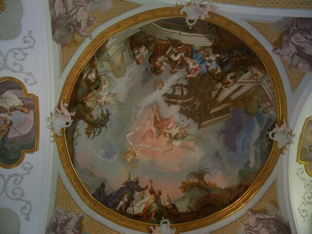 Deckenfresko Abteikirche