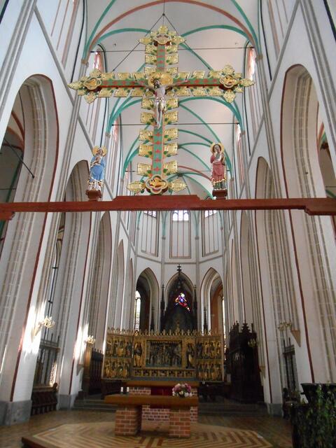 Mecklenburger Seenplatte. (Die Nikolei Kirche)