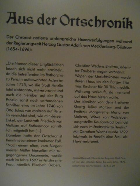 Ausstellung im Hexenmuseum.