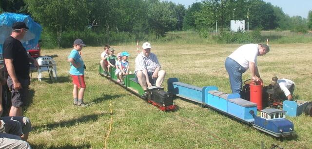 Immer wieder gern genutzt, die Kindereisenbahn | Foto: Heinz Werner sass