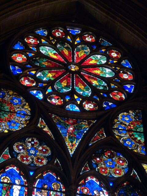 Detail eines der Gotischen Fenster!