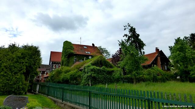 Vom Grün überwuchert sieht es romantisch aus.