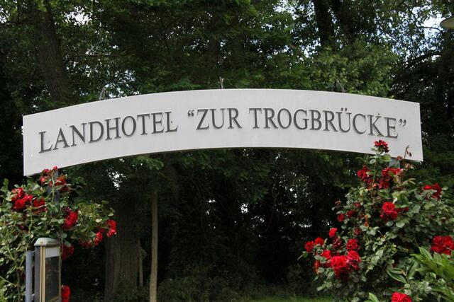 Mittagspause im Landhotel Trogbrücke