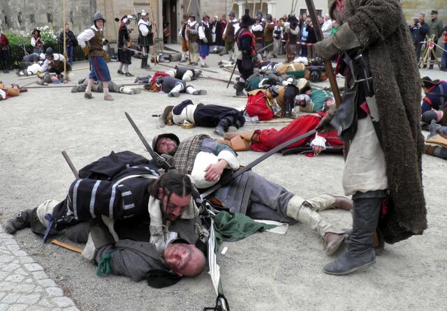 das Schlachtfeld....