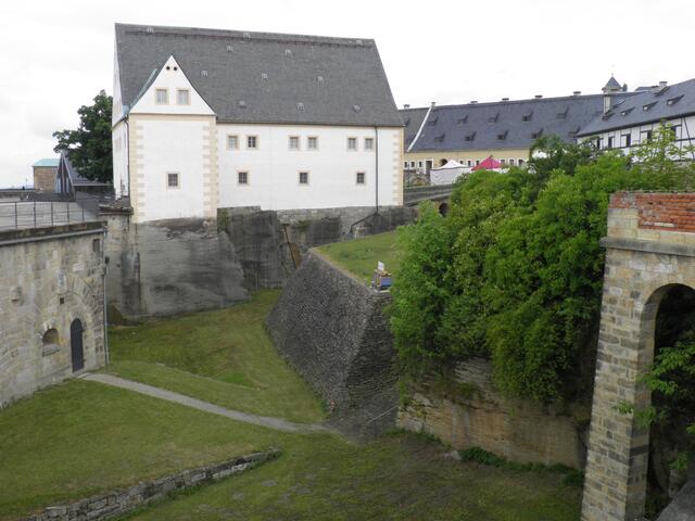 Ein Blick in die Anlage der Festung