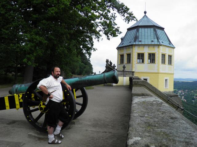 es kehrt wieder Ruhe ein, auf der Festung Königstein