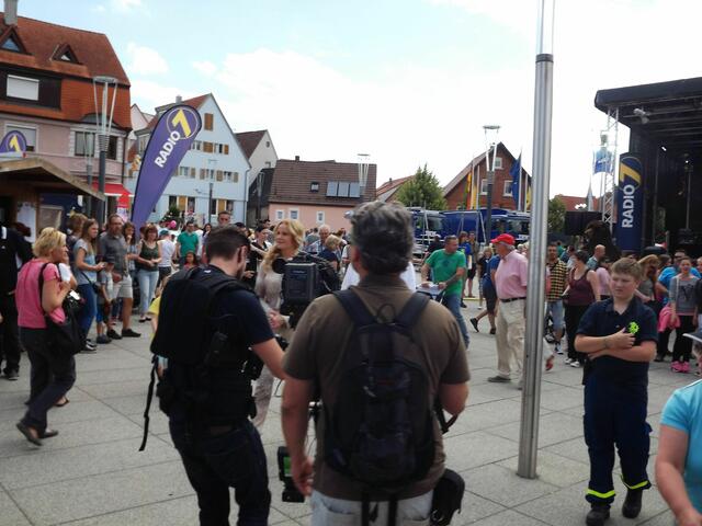 RTL bei den Dreharbeiten für Punkt 12