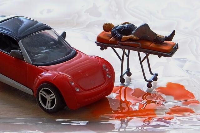 Unfallstelle...