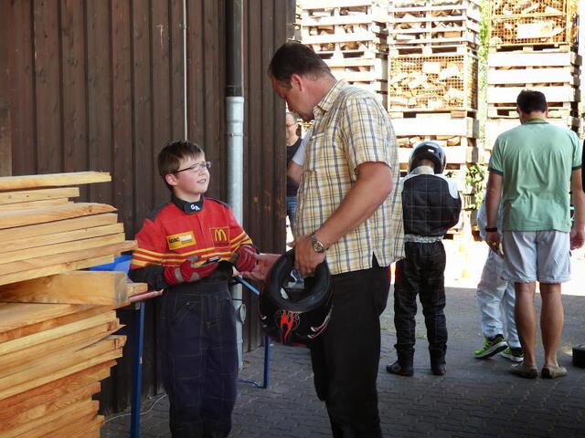 Jan mit Vater Holger