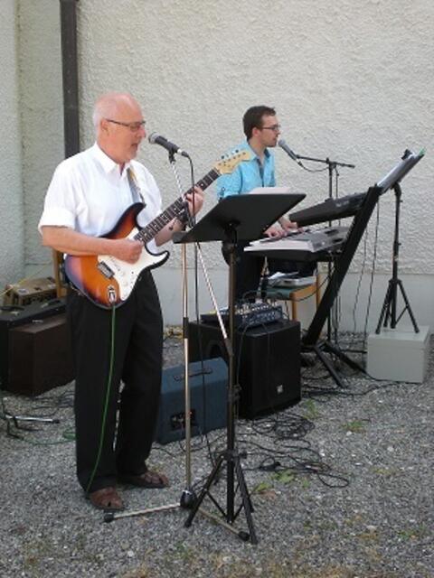 das Duo Michael und Dominik Mayer
