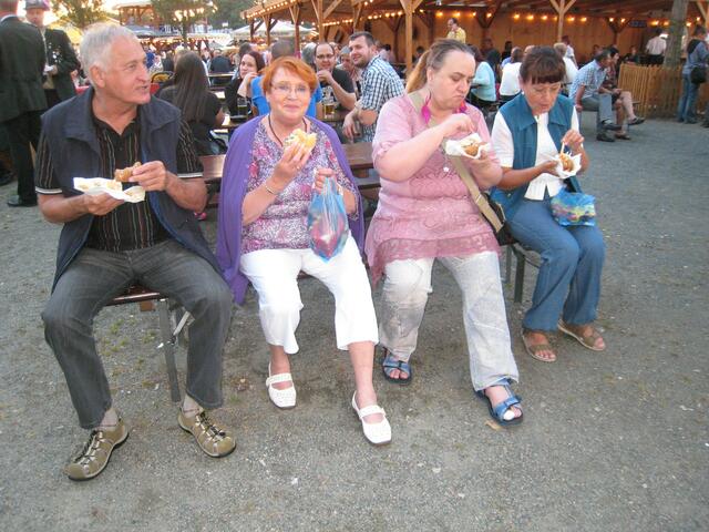 So ein Rundgang macht hungrig.