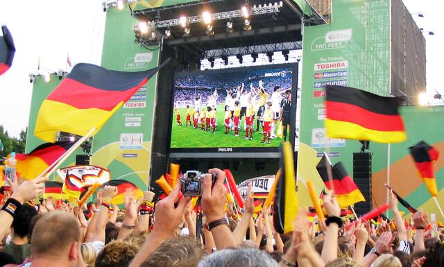 Die Stimmung ist riesig.